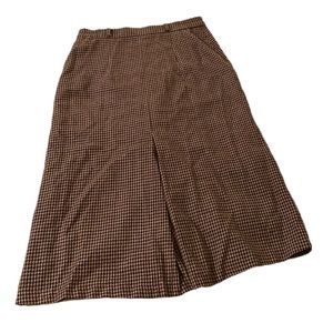 Vintage houndstooth skirt